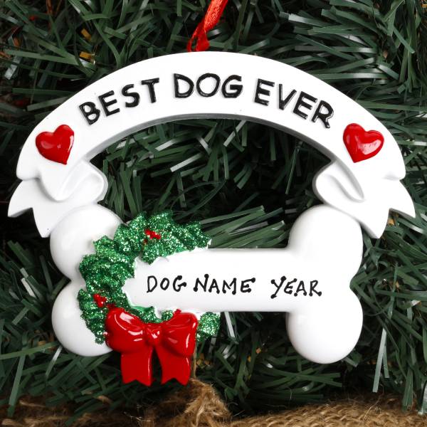 Personalised Christmas Ornament - Best Dog Ever