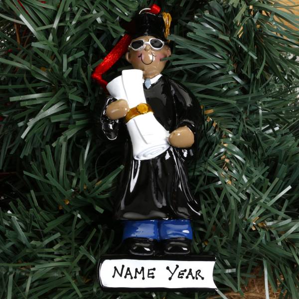 Personalised Ornament - Ethnic Graduate Boy