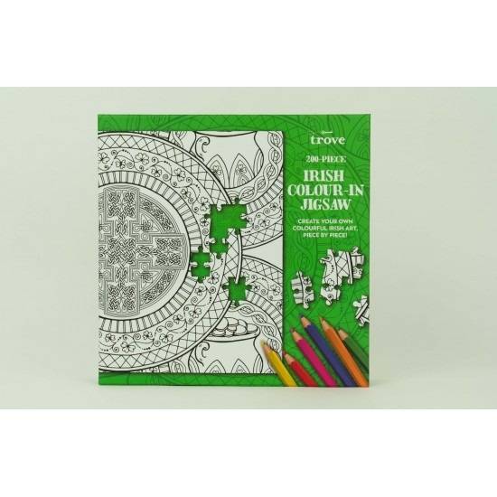 Irish Colour-In Jigsaw
