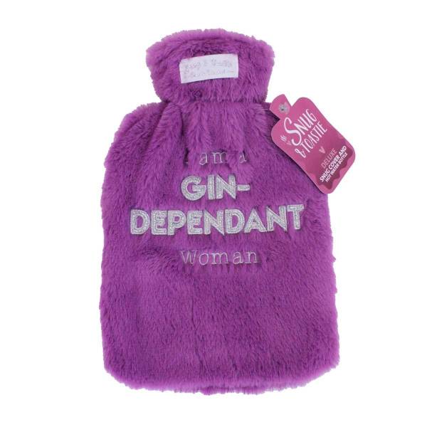 Slogan Plush Hot Water Bottle