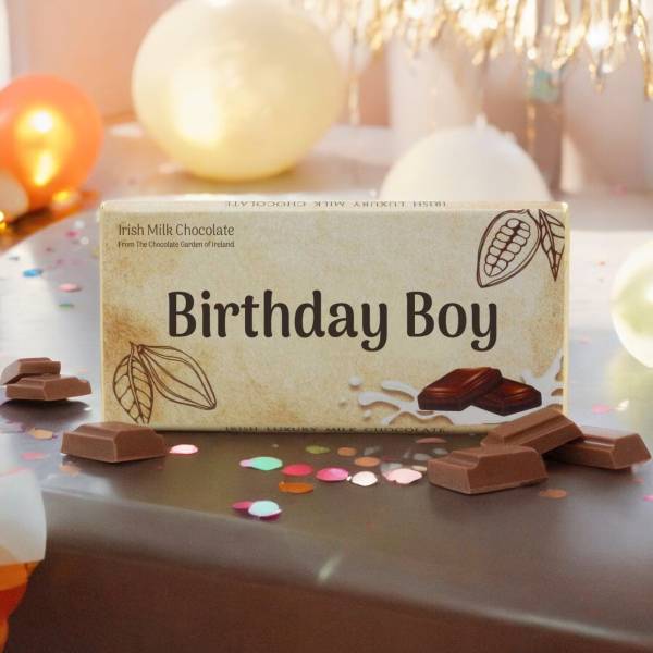 Birthday Boy - Irish Milk Chocolate Bar 75g