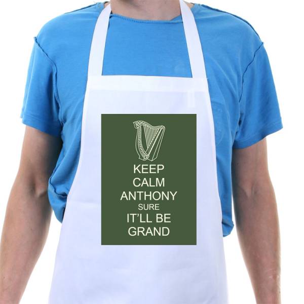 Keep Calm Personalised Apron