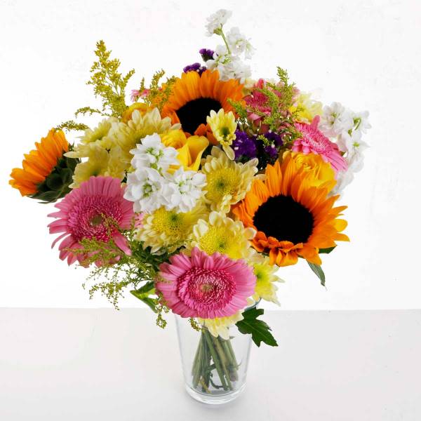 The Sunshine & Sunflowers Fresh Flowers Bouquet