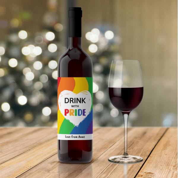 Drink with Pride - Personalised Wine