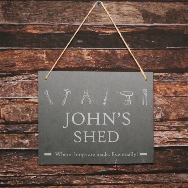 Any Text Tools Design - Personalised Large Hanging Slate