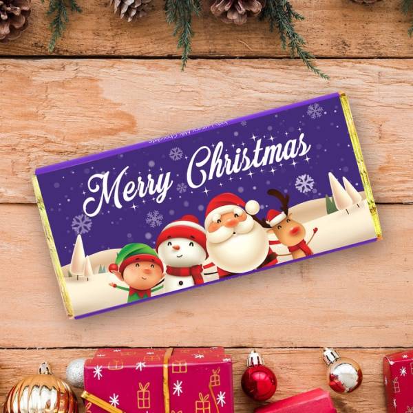 The Chocolate Garden Santa's Friends Chocolate Bar 75g