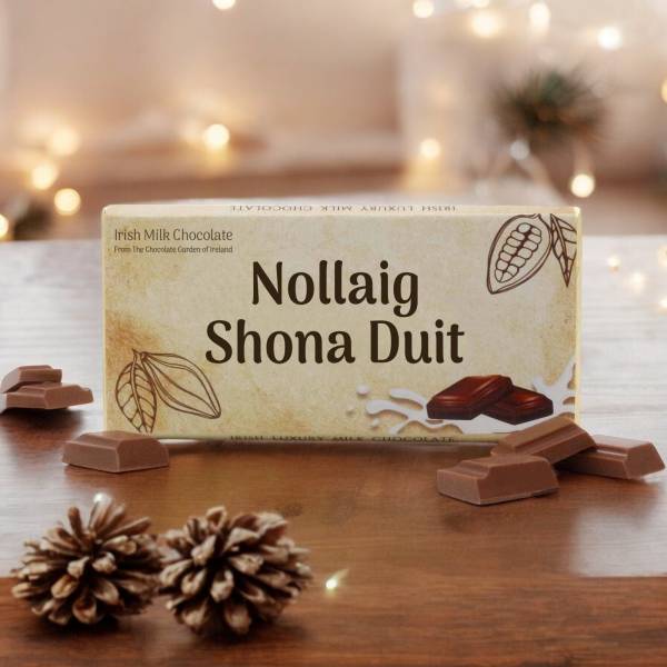 Nollaig Shona Duit - Irish Milk Chocolate Bar 75g