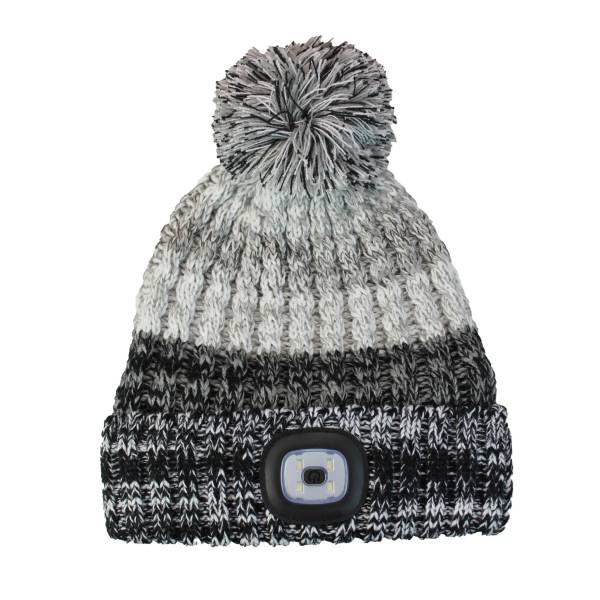 Chunky Knit Rechargeable LED Torch Hat