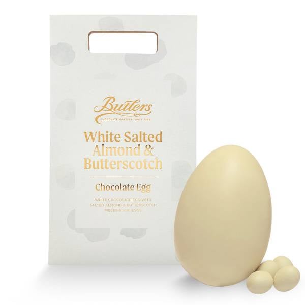 Butlers Tasty Pieces White Salted Almond & Butterscotch Egg with White Truffles 275g