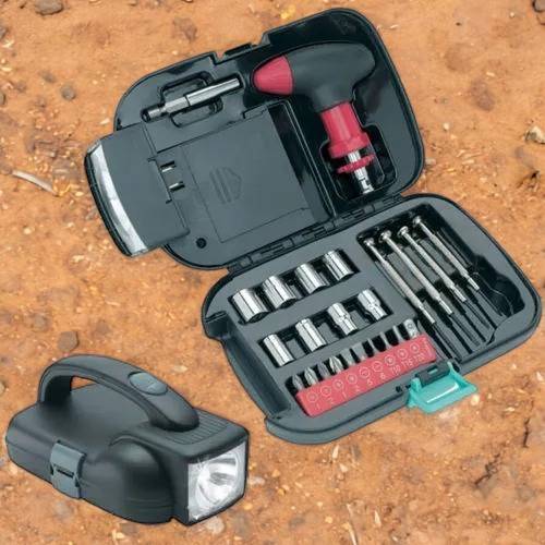 25 Piece Essential Torch & Tool Set