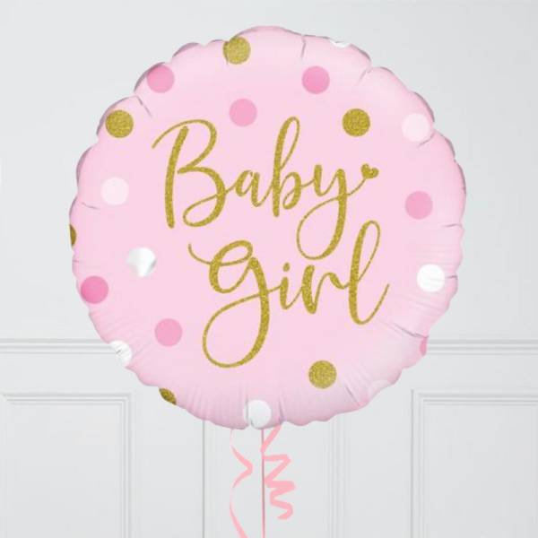 Sparkling Baby Girl Balloon in a Box