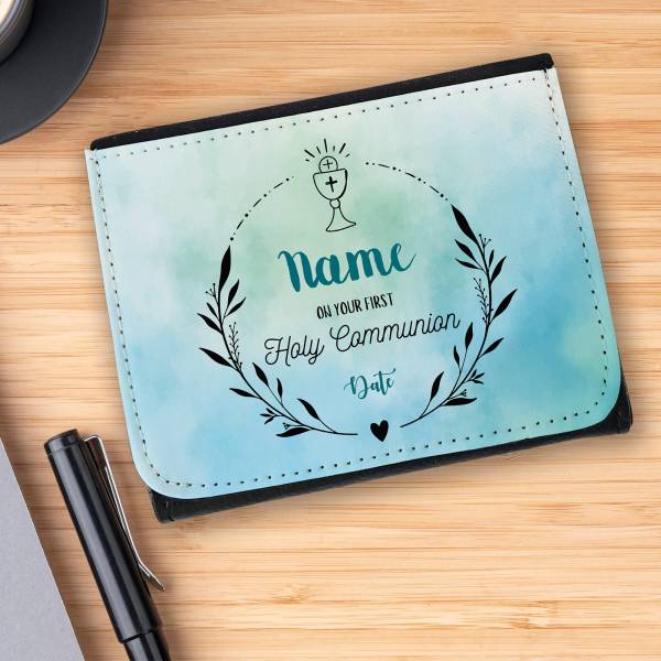 On Your First Holy Communion Personalised Wallet