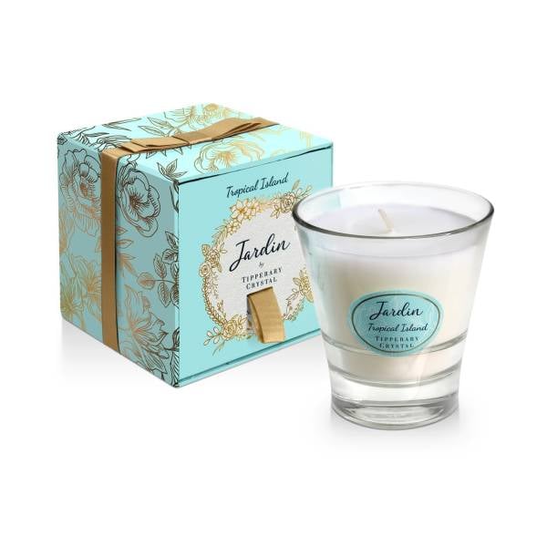 Tropical Island Jardin Collection Candle - Tipperary Crystal