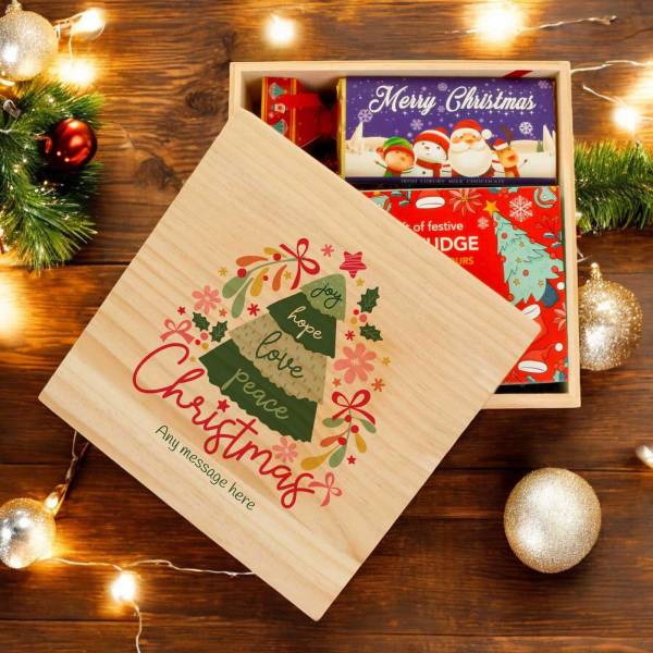 Personalised Christmas Treats Gift Box