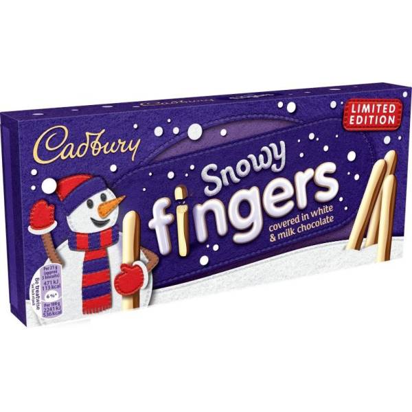 Cadbury Limited Edition Snowy Fingers 115g