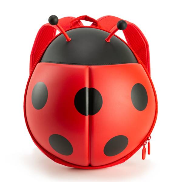 Supercute Ladybug Kids Backpack Red