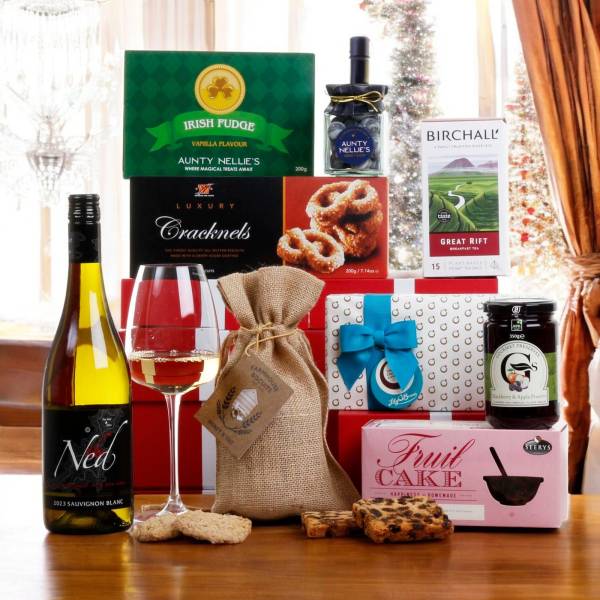 Best Wishes White Wine Gift Hamper