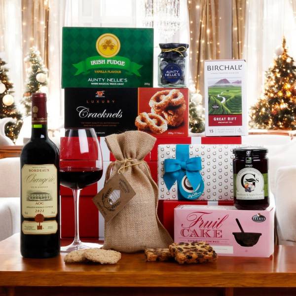 Best Wishes Red Wine Gift Hamper