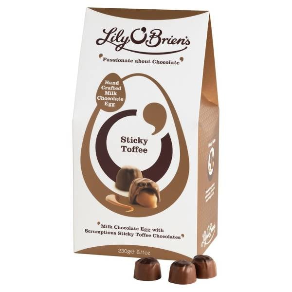 Lily O'Brien Sticky Toffee Pouch Easter Egg 230g