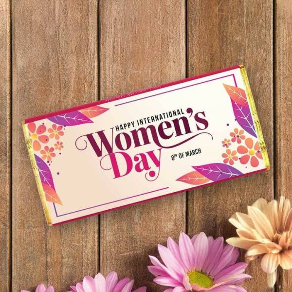 Happy International Women's Day Chocolate Bar