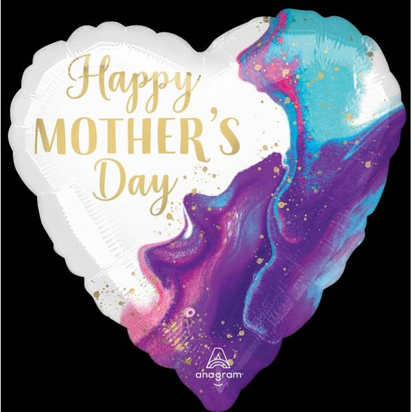 Happy Mother's Day Alluring Marble Balloon in a Box