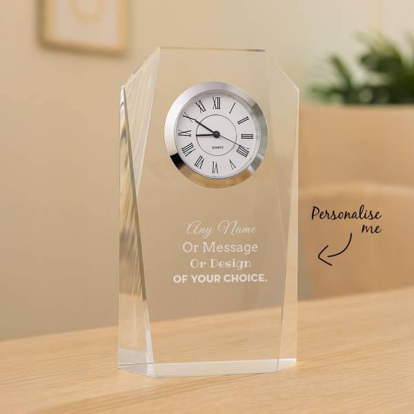 Personalised Crystal Clock