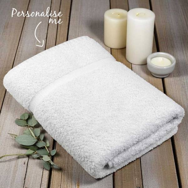 Embroidered Personalised Bath Towel