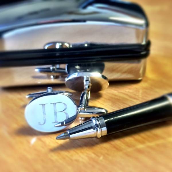 Cufflinks - Engraved With Your Initials