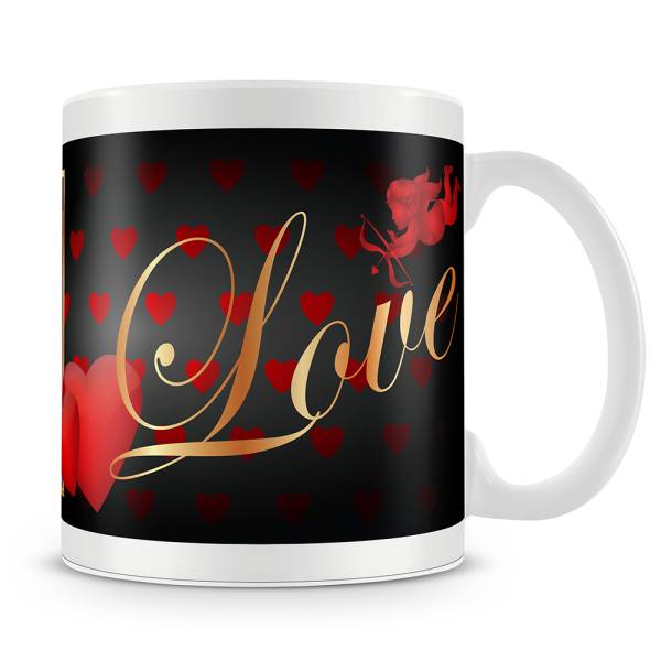 Cupid Love Personalised Photo Mug