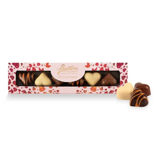 Butlers Heart Six Chocolate Heart Stick 75g