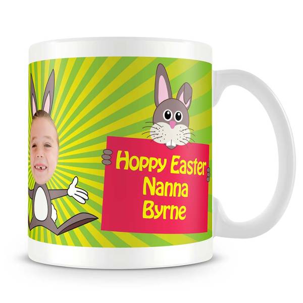 Hoppy Easter Personalised Photo Mug