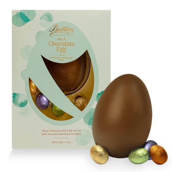 Butlers Milk Chocolate Boxed Egg With Mini Filled Eggs 210g