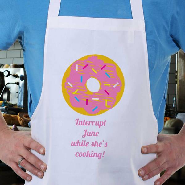 Donut Interupt Personalised Apron