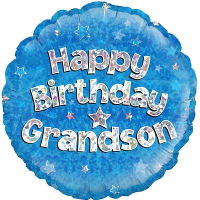 Happy Birthday Grandson Balloon in a Box