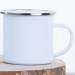 Enamel Mug Silver Rim