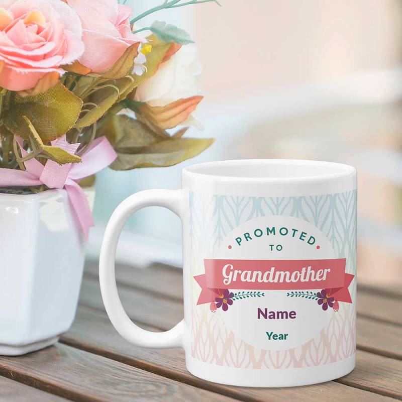 Promoted to Grandmother - Personalised Mug