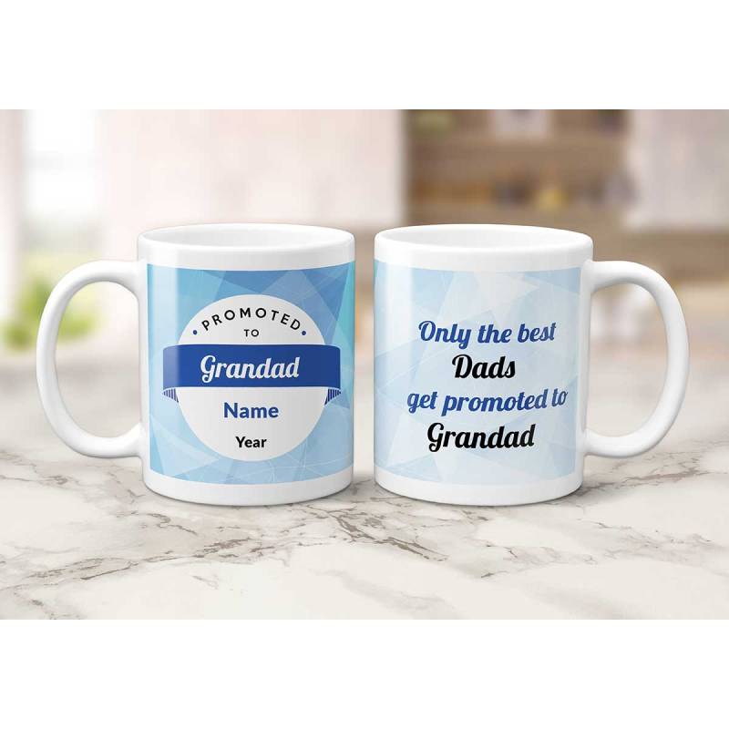 Promoted to Grandfather - Personalised Mug