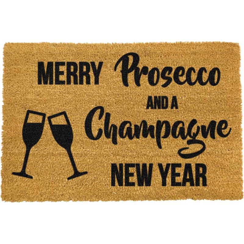 Champagne New Year Doormat