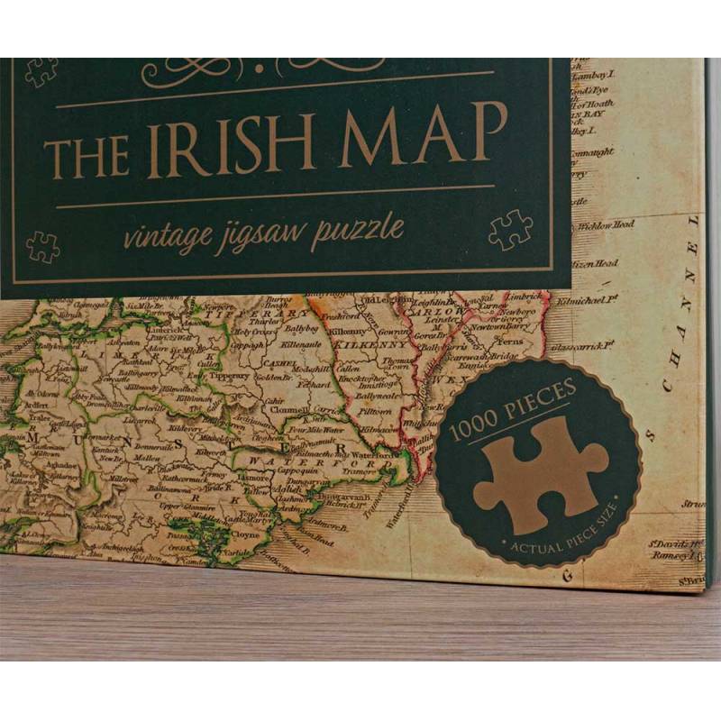 Irish Map - Vintage Irish Jigsaw