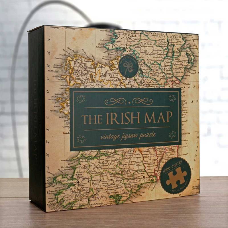 Irish Map - Vintage Irish Jigsaw