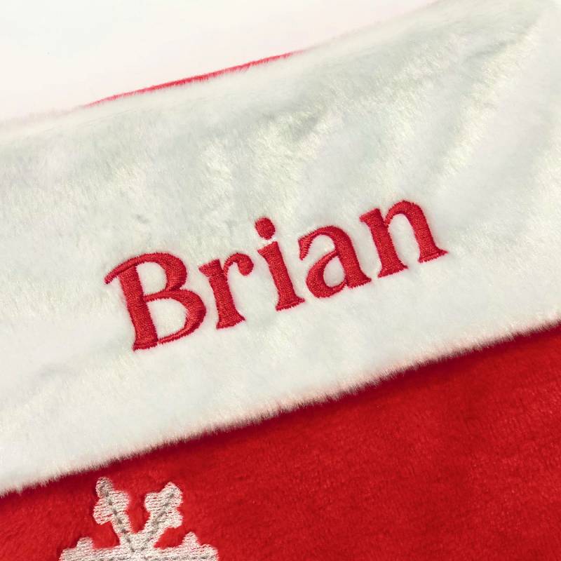 Snowman Personalised Stocking