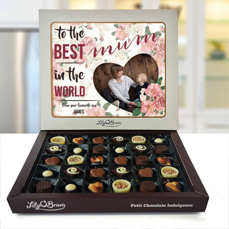 Best Mum In The World Personalised Chocolate Box 290g