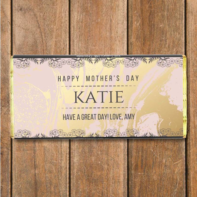 Happy Mother'S Day Personalised Chocolate Bar