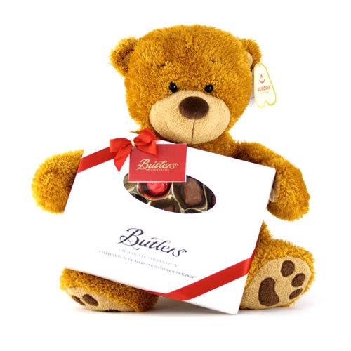 A Teddy Bear and Butlers Chocolates