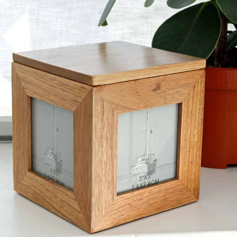 Four-Sided Photo Keepsake Box - Personalised