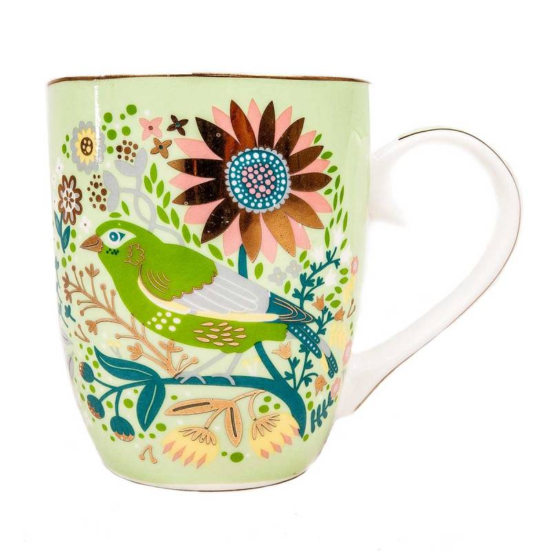 Tipperary Single Birdy Mug - Greenfinch