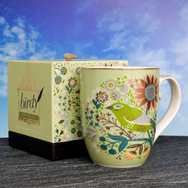 Tipperary Single Birdy Mug - Greenfinch