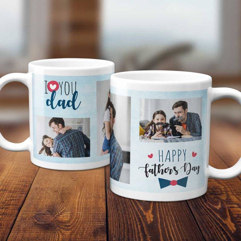 I Love You Dad Personalised Photo Mug