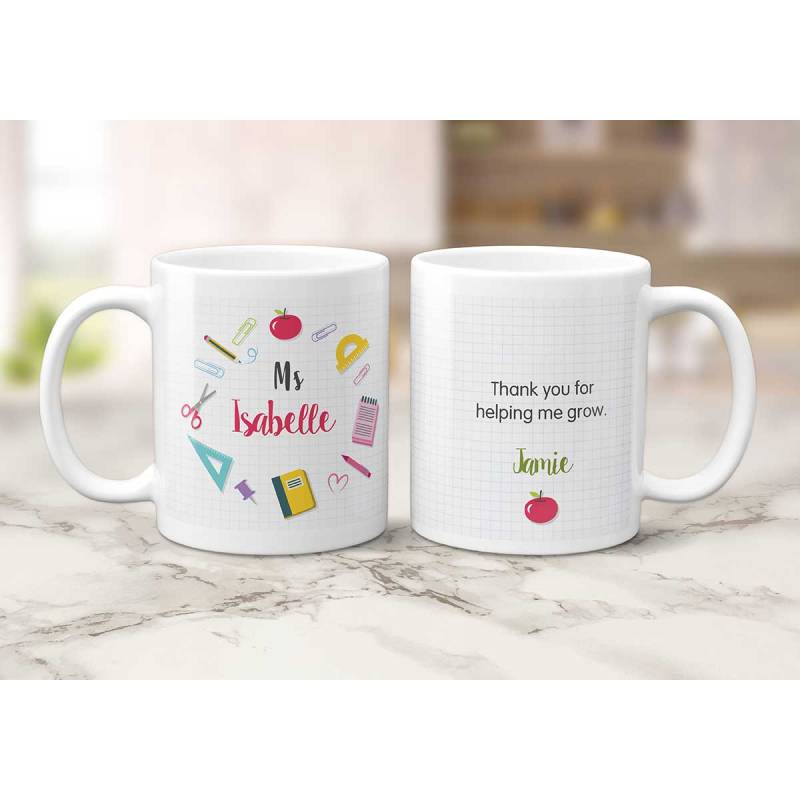 Any Name Any Message Teacher's Day Personalised Mug