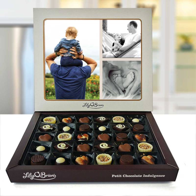 Any Three Photo Personalised Chocolate Box 290g